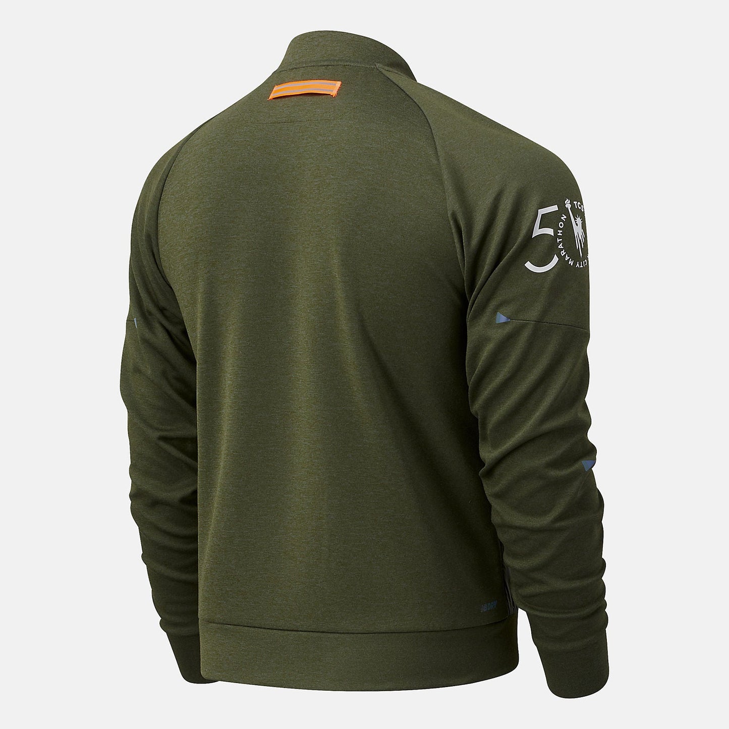 NYC Marathon Q Speed Heat Jacket | New Balance Clothing Oak Leaf Green - Men