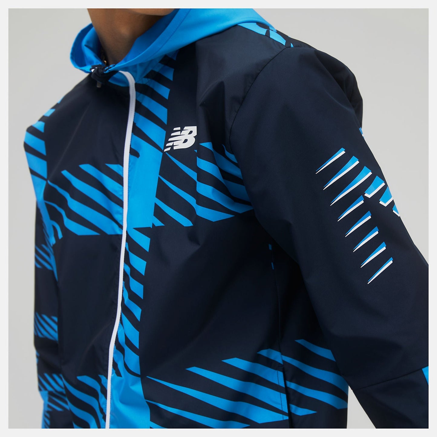 Printed Fast Flight Jacket | New Balance Clothing Helium - Men