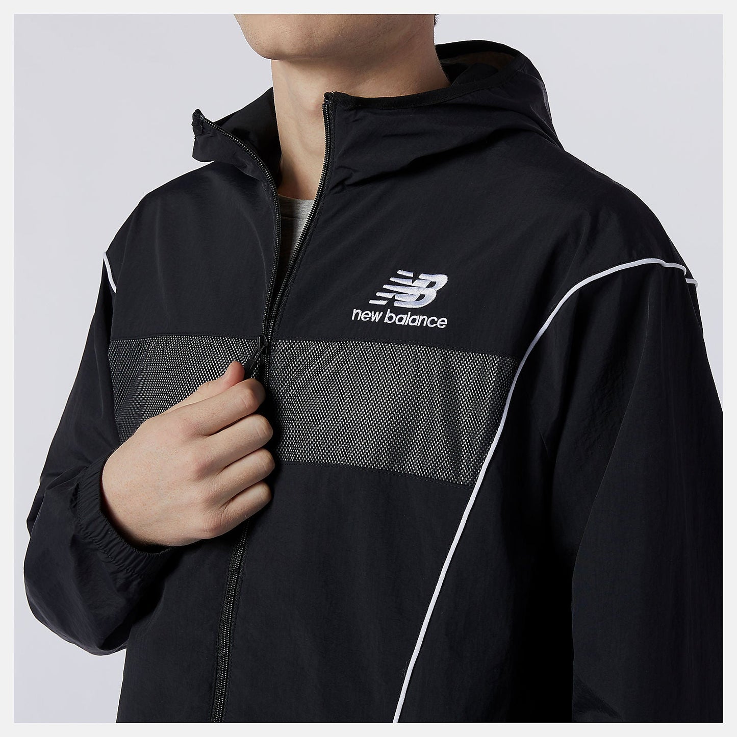 NB Athletics Windbreaker | New Balance Clothing Black - Men