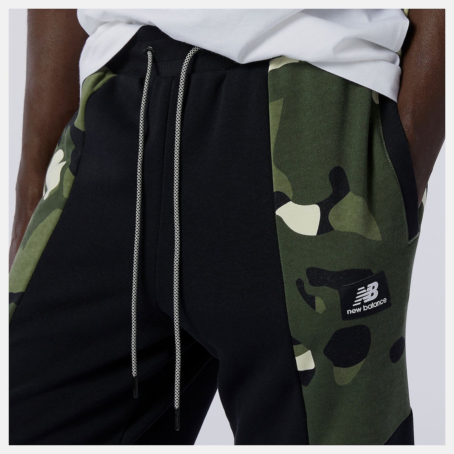 NB Essential Camo Sweatpant | New Balance Clothing Black/Magnet - Men