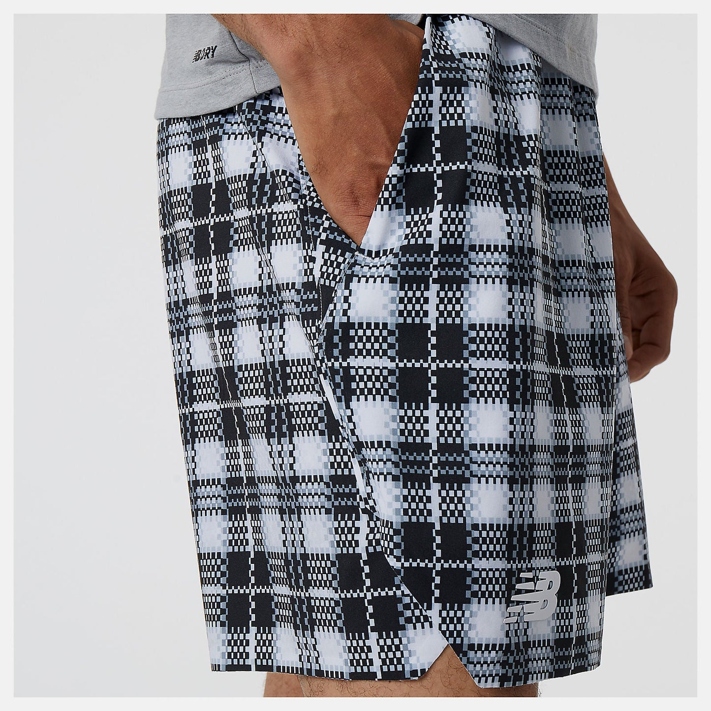 7 In Printed Tournament Short | New Balance Clothing White - Men