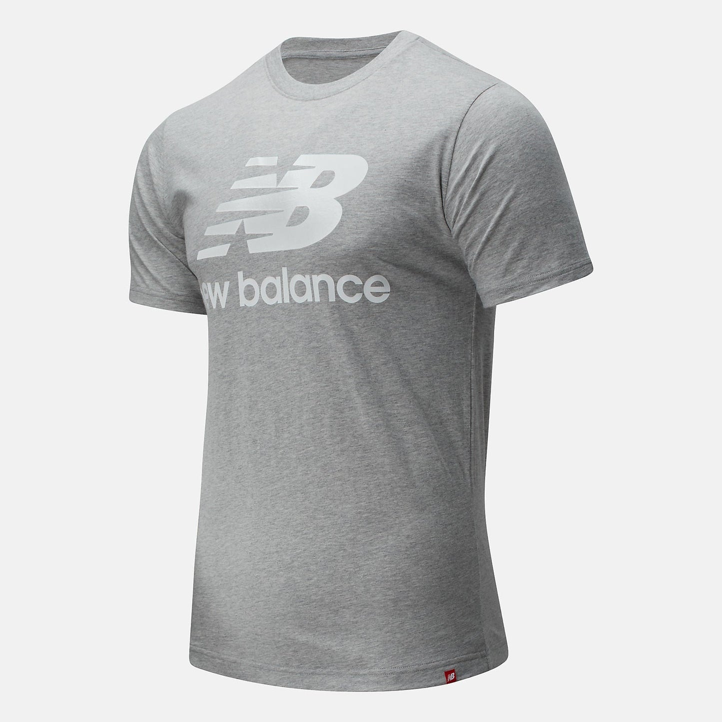 Essentials Stacked Logo Tee | New Balance Clothing Athletic Grey - Men