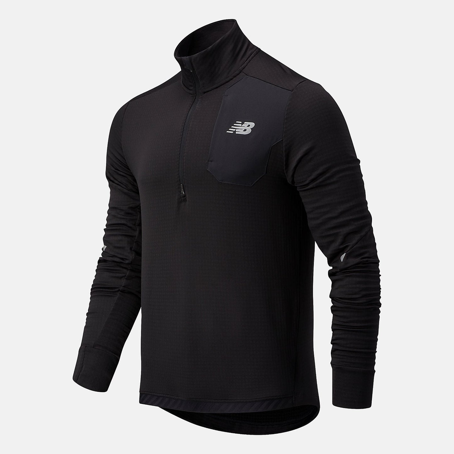 NB Heat Grid Half Zip | New Balance Clothing Black - Men