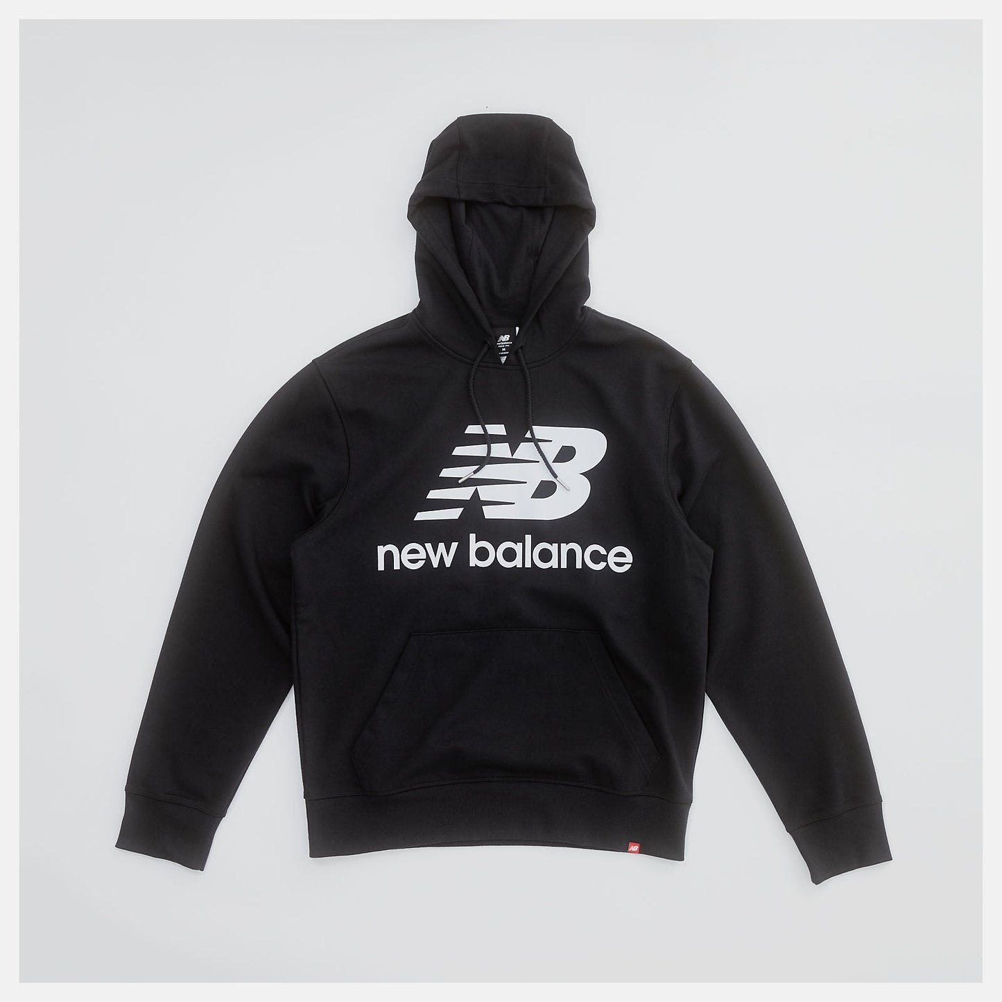 NB Essentials Stacked Logo Po Hoodie | New Balance Clothing Black - Men