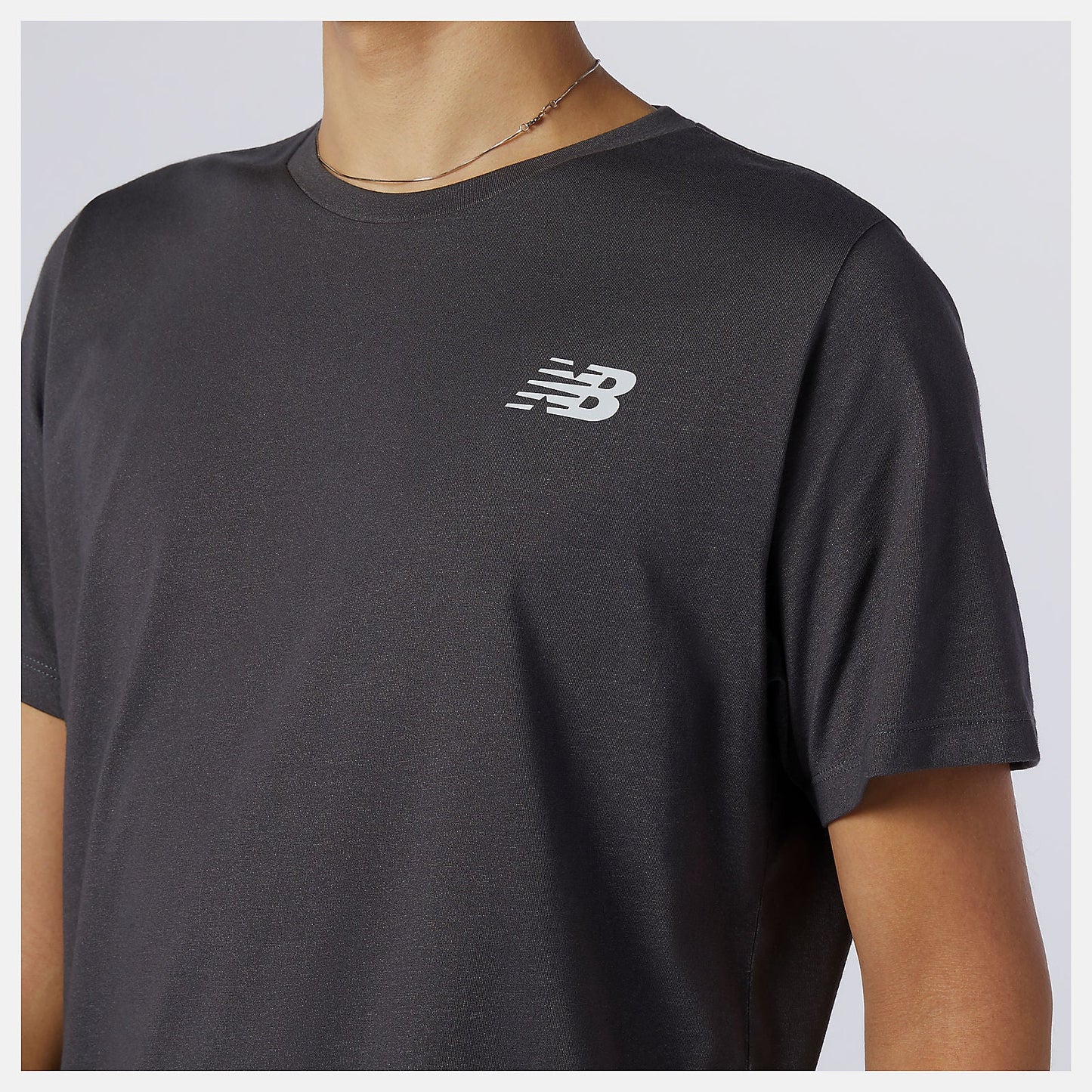 Heathertech Tee | New Balance Clothing Black Heather - Men
