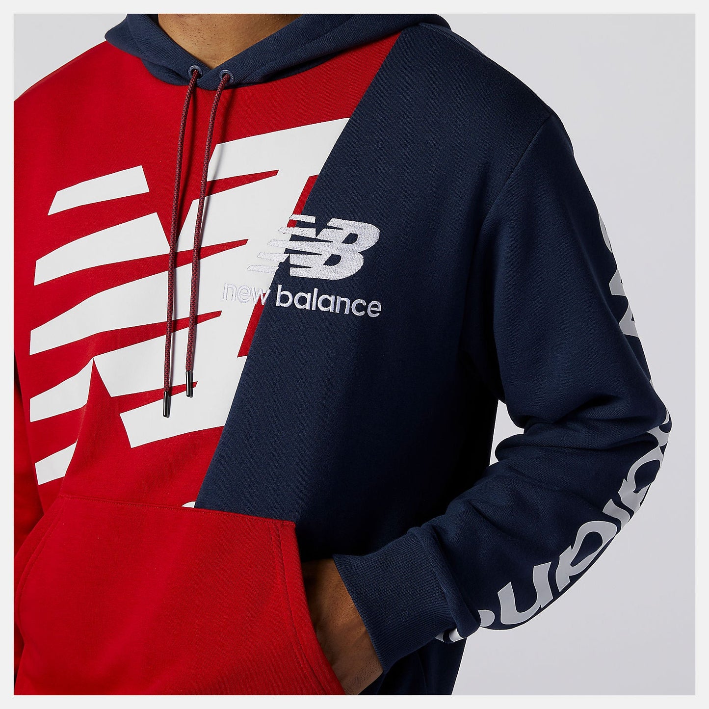 NB Athletics Splice Hoody | New Balance Clothing Team Red Inline - Men