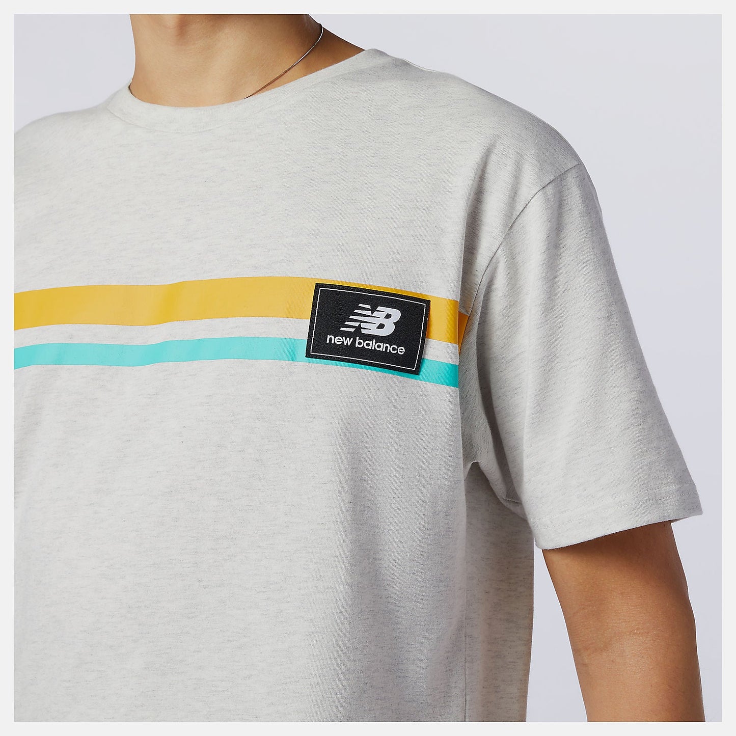 NB Athletics Higher Learning Badge Tee | New Balance Clothing Sea Salt Heather - Men