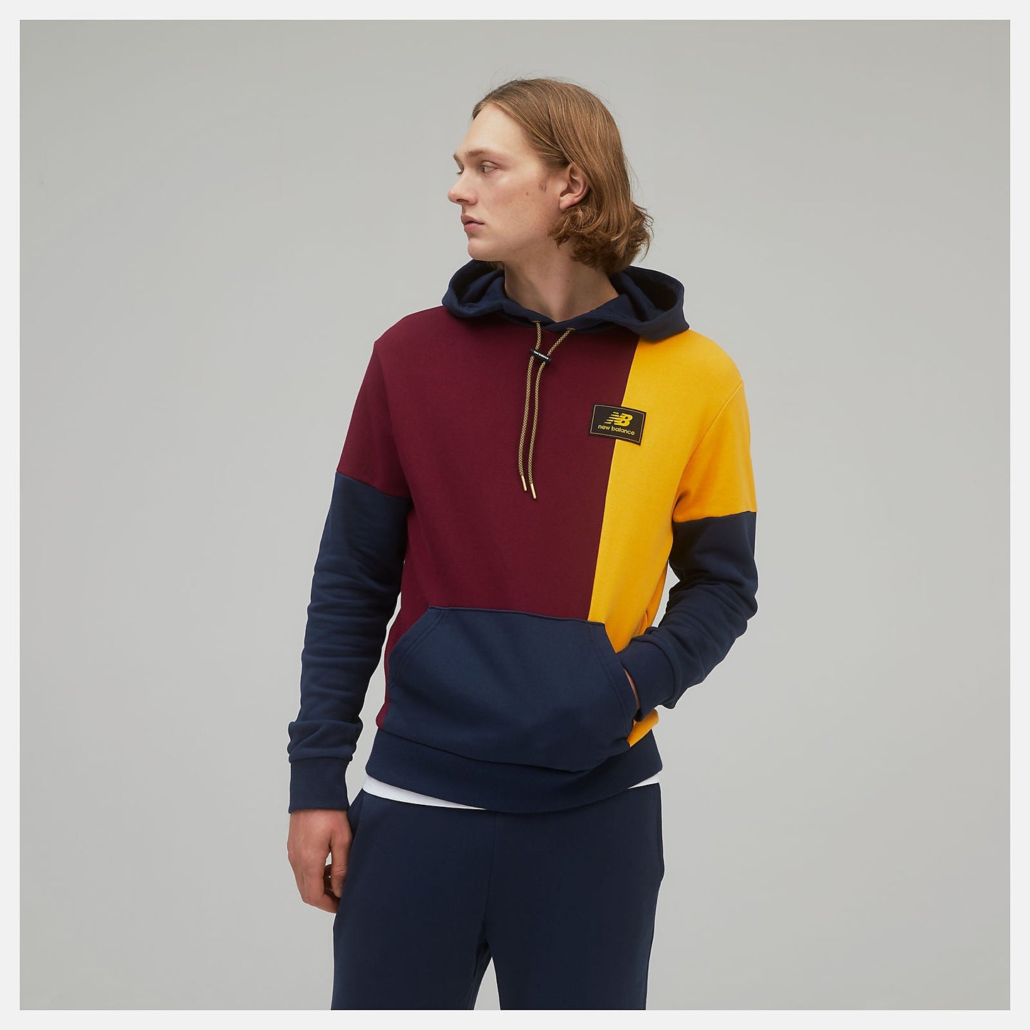 NB Athletics Higher Learning Hoodie | New Balance Clothing Garnet - Men
