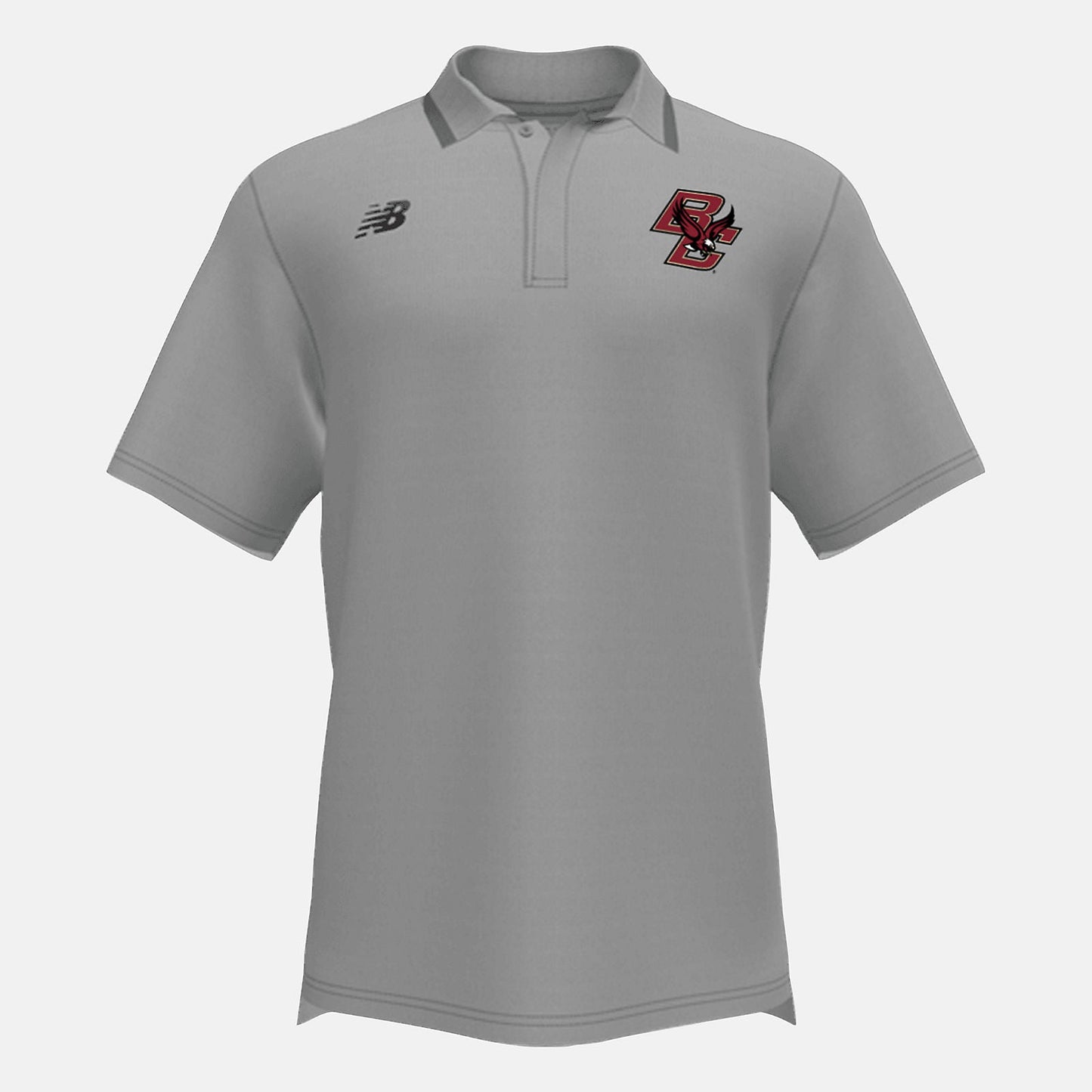 Team Rally Polo(Boston College) | New Balance Clothing Light Grey - Men