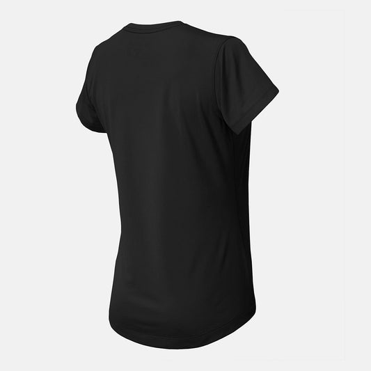 NB Short Sleeve Tech Tee | New Balance Clothing Team Black - Women