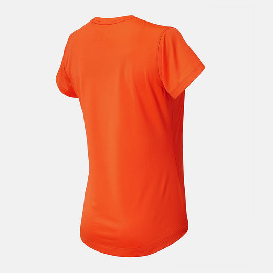 NB Short Sleeve Tech Tee | New Balance Clothing Team Orange - Women