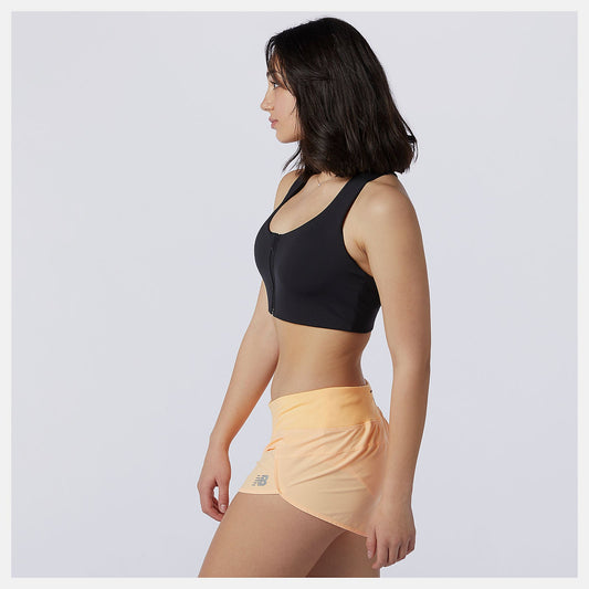 NB Power X Zip Front Bra | New Balance Clothing Black - Women