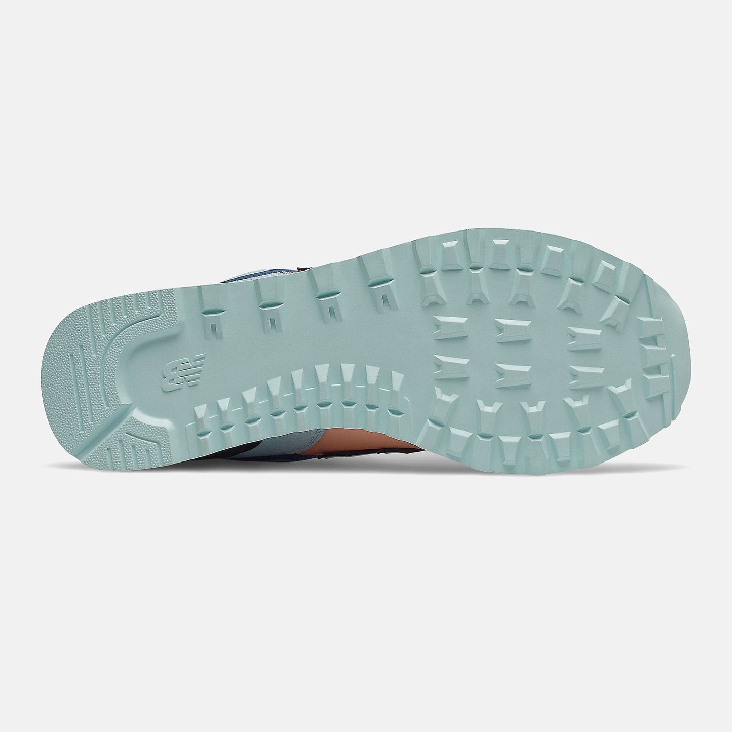 574 | New Balance Shoes Light Mango/Blue - Women