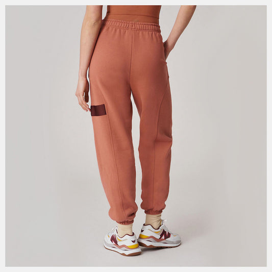 Bandier Fleece Jogger | New Balance Clothing Terra Cotta - Women