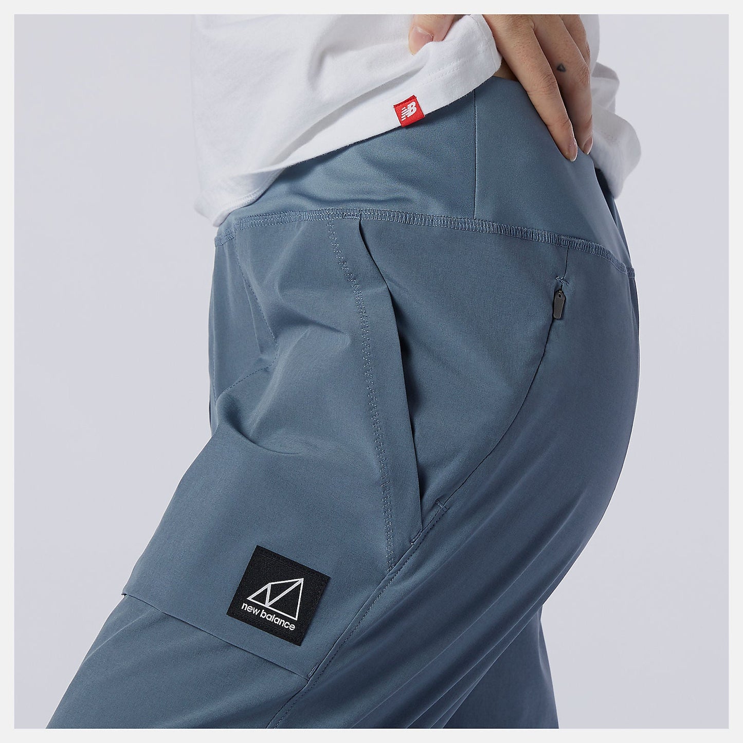 NB All Terrain Crop Pant | New Balance Clothing Ocean Grey - Women