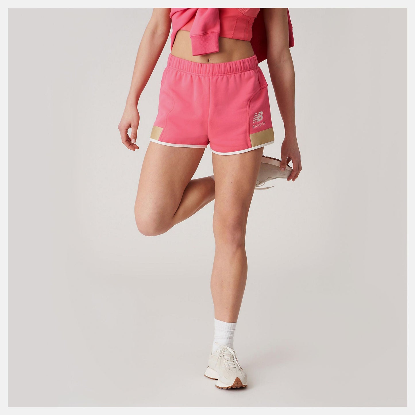 Bandier Fleece Short | New Balance Clothing Watermelon - Women