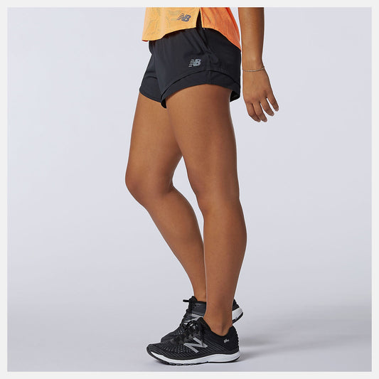 Q Speed Fuel Short | New Balance Clothing Black/White - Women