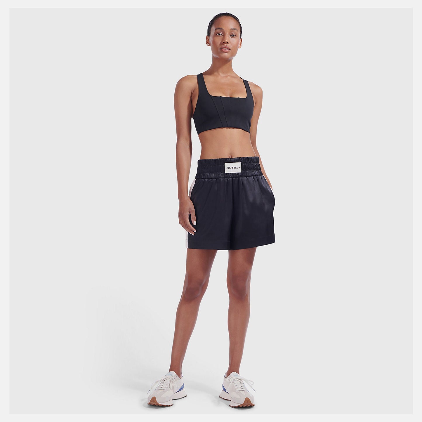 NB x Staud Boxing Short | New Balance Clothing Black - Women