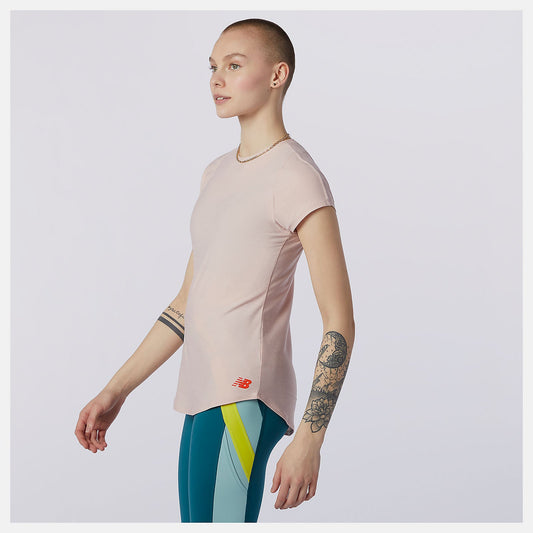 Transform Perfect T | New Balance Clothing Oyster Pink - Women