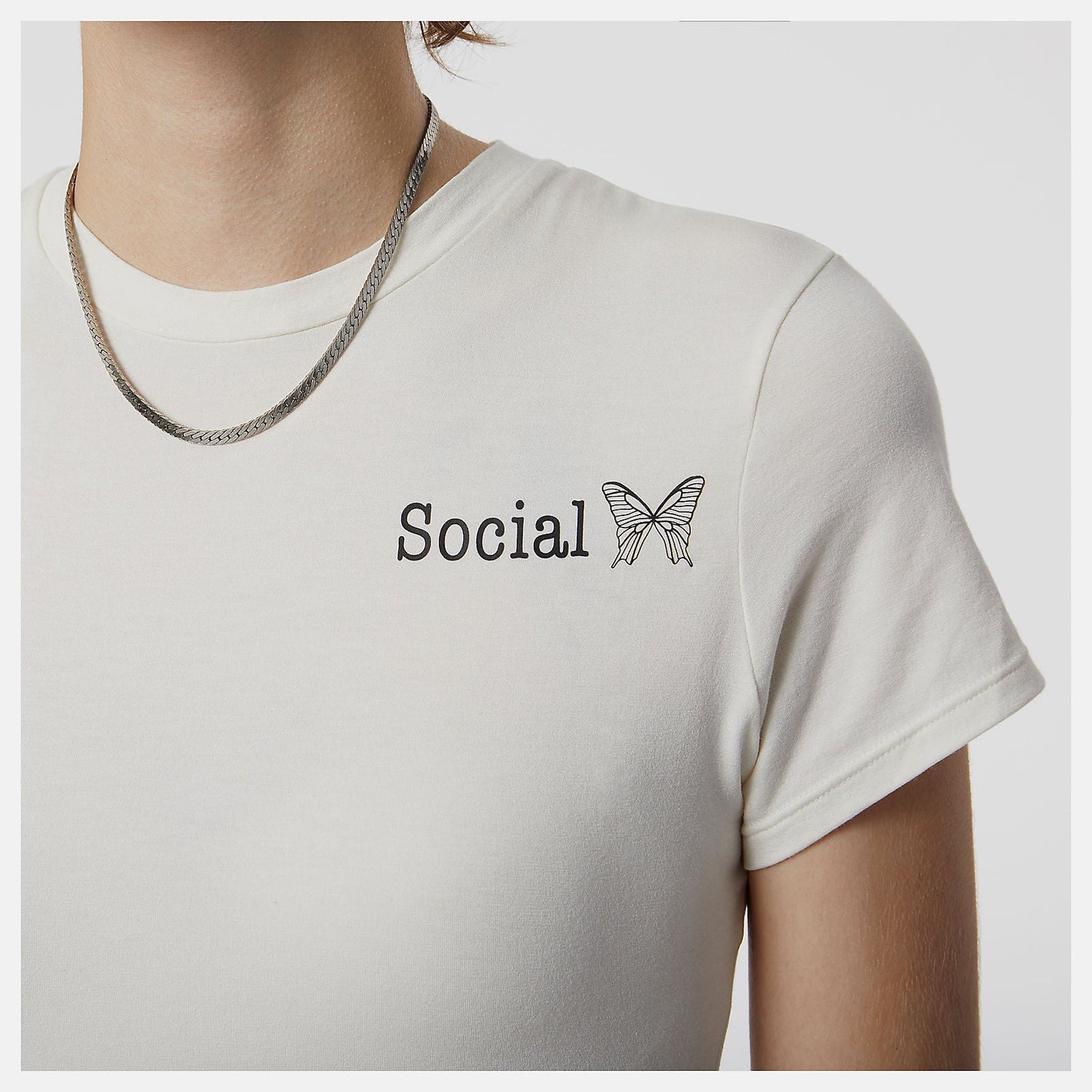 Syd Crop Tee | New Balance Clothing Sea Salt - Women