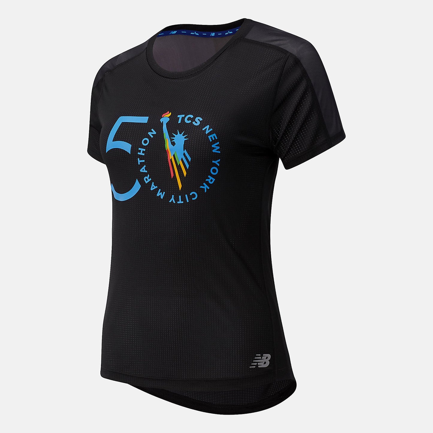 NYC Marathon Impact Run Short Sleeve | New Balance Clothing Black - Women