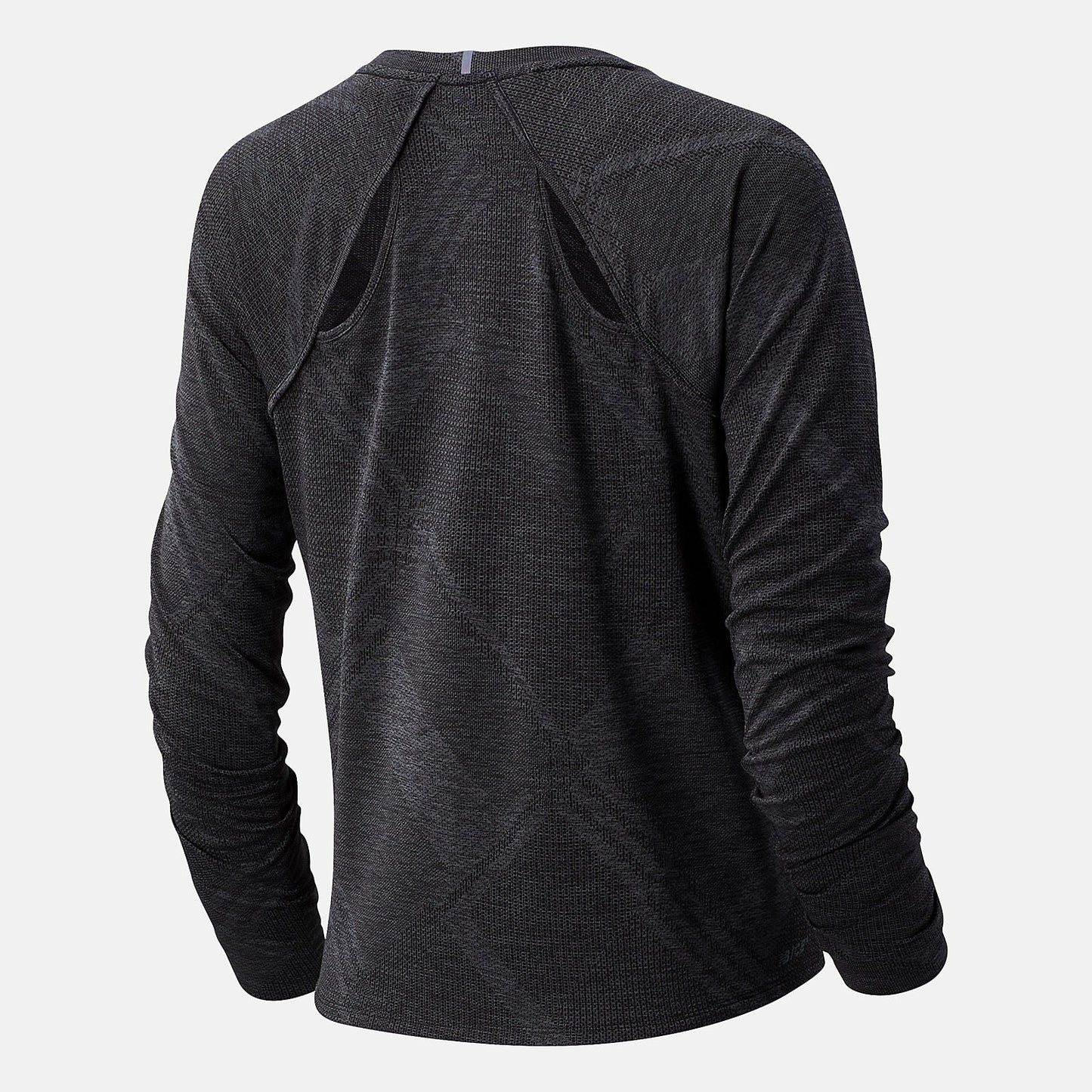 NYC Marathon Q Speed Fuel Jacquard Long Sleeve | New Balance Clothing Black Heather - Women