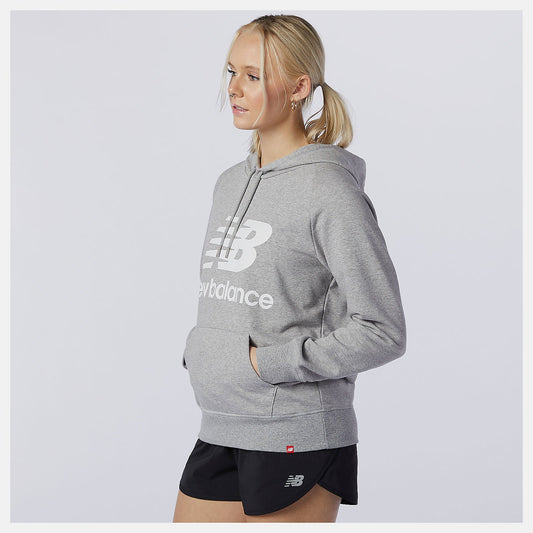NB Essentials Pullover Hoodie | New Balance Clothing Athletic Grey - Women