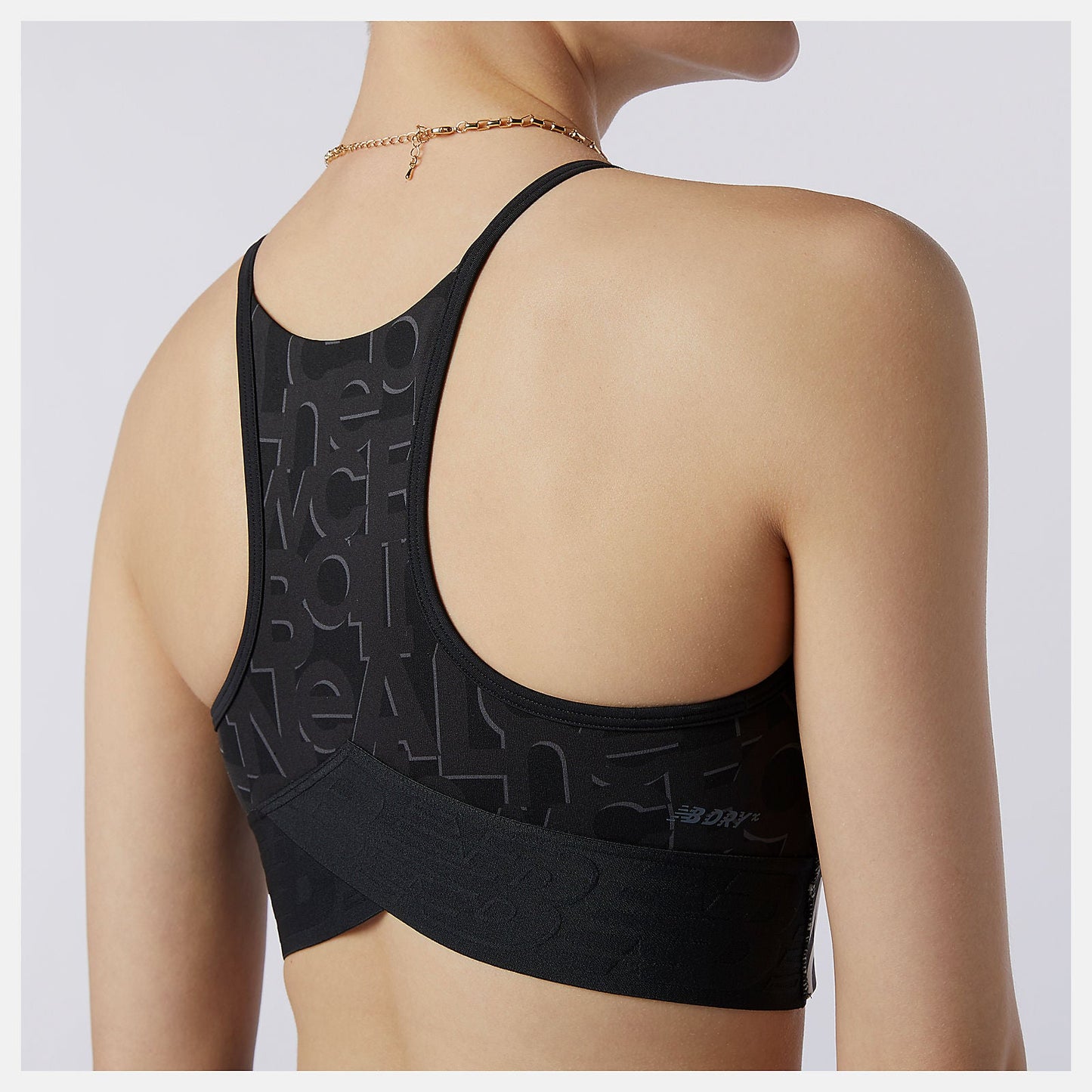 Relentless Printed Crop Top | New Balance Clothing White - Women