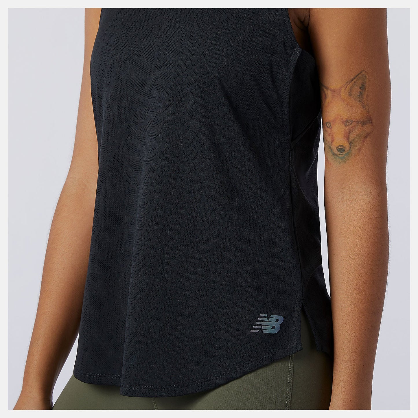 Q Speed Fuel Jacquard Tank | New Balance Clothing Black - Women