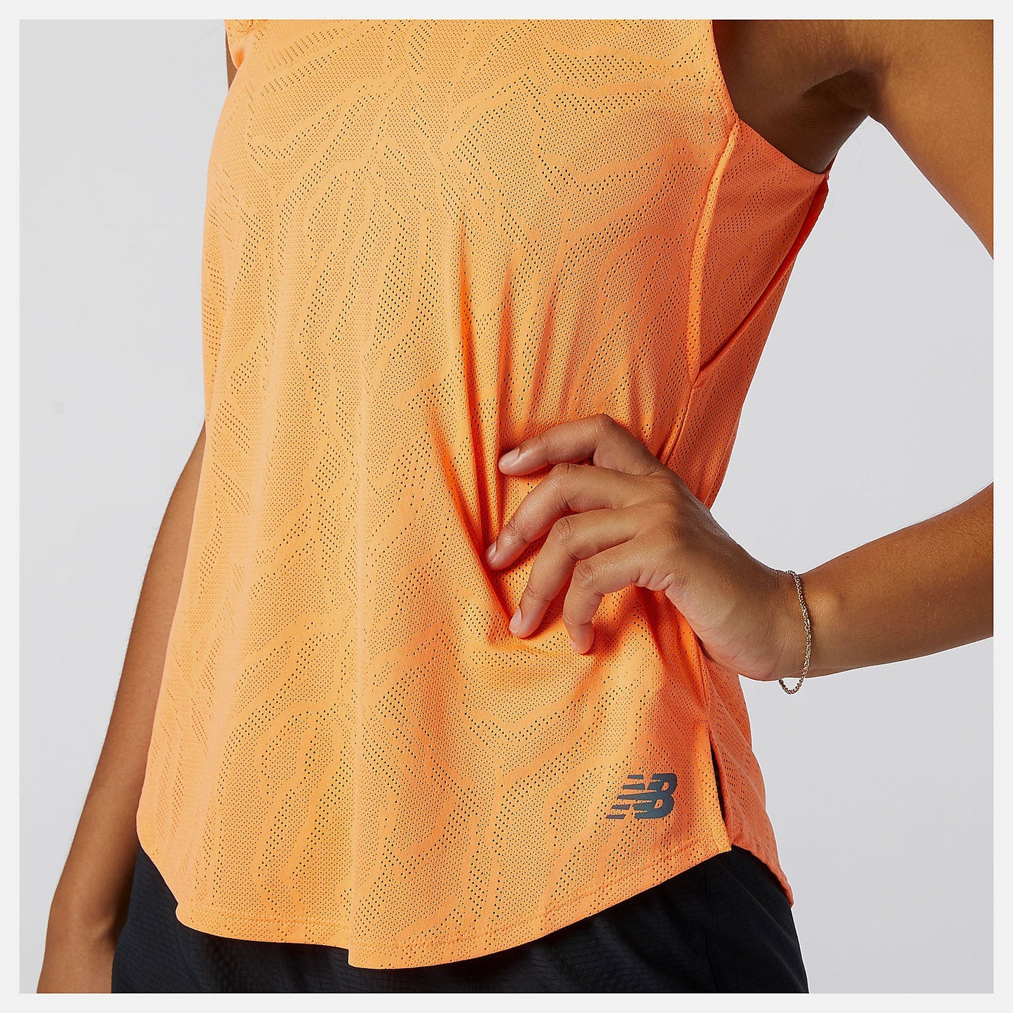 Q Speed Fuel Jacquard Tank | New Balance Clothing Citrus Punch - Women