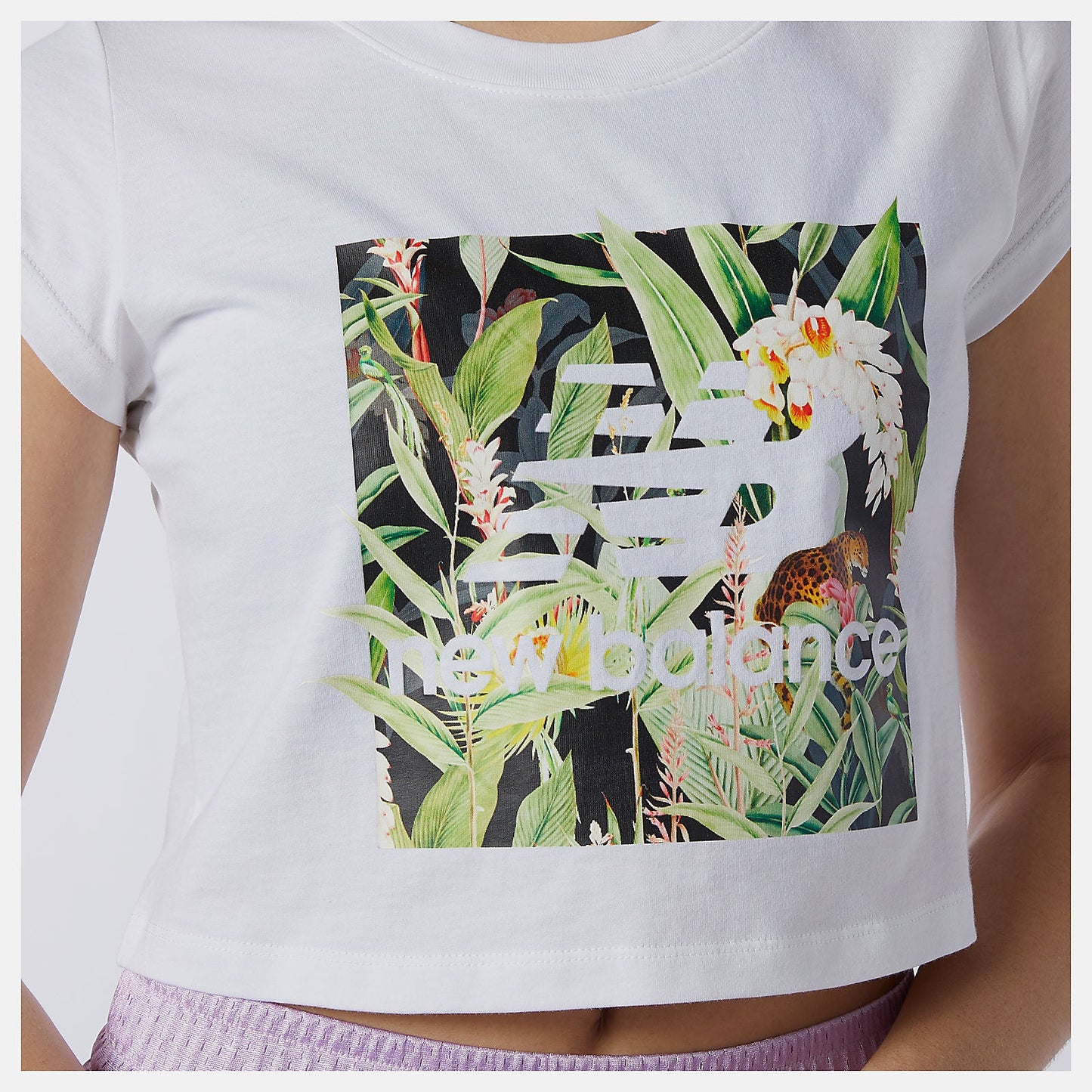 NB Essentials Botanical Tee | New Balance Clothing White - Women