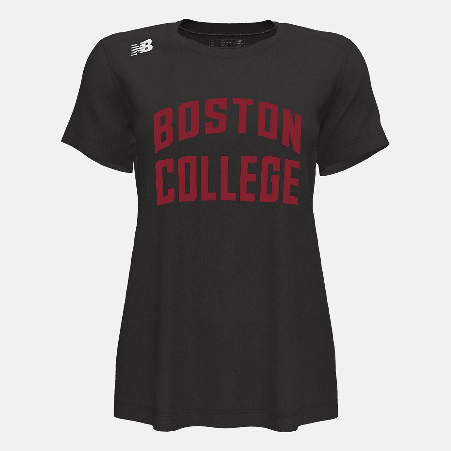 NB Short Sleeve Tech Tee(Boston College) | New Balance Clothing Team Black - Women