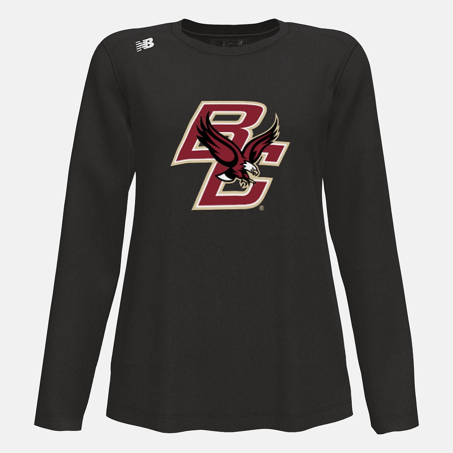 NB Long Sleeve Tech Tee(Boston College) | New Balance Clothing Team Black - Women