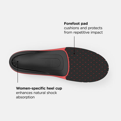 Sport Women High Impact Insole | New Balance Accessories Black/Varsity Orange - Women