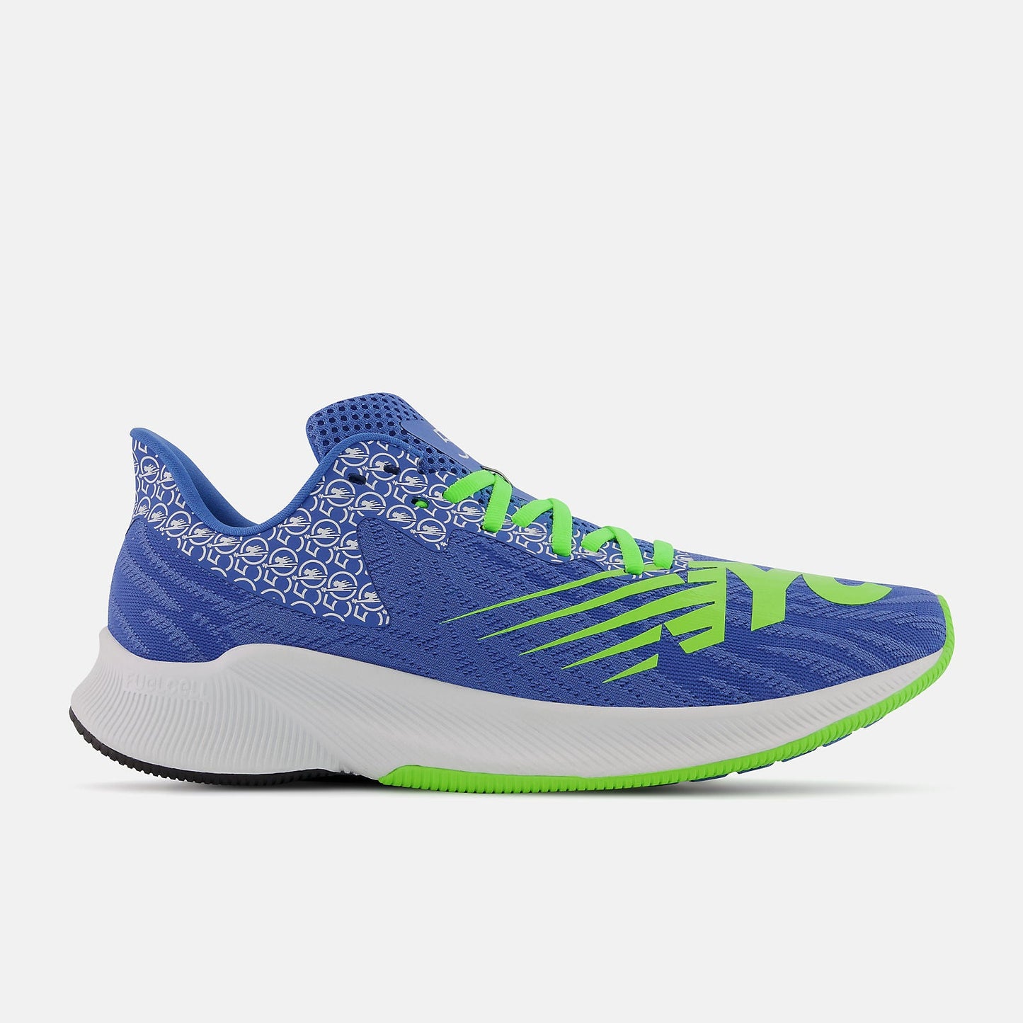 NYC Marathon FuelCell Prism | New Balance Shoes Faded Cobalt/Energy Lime - Men