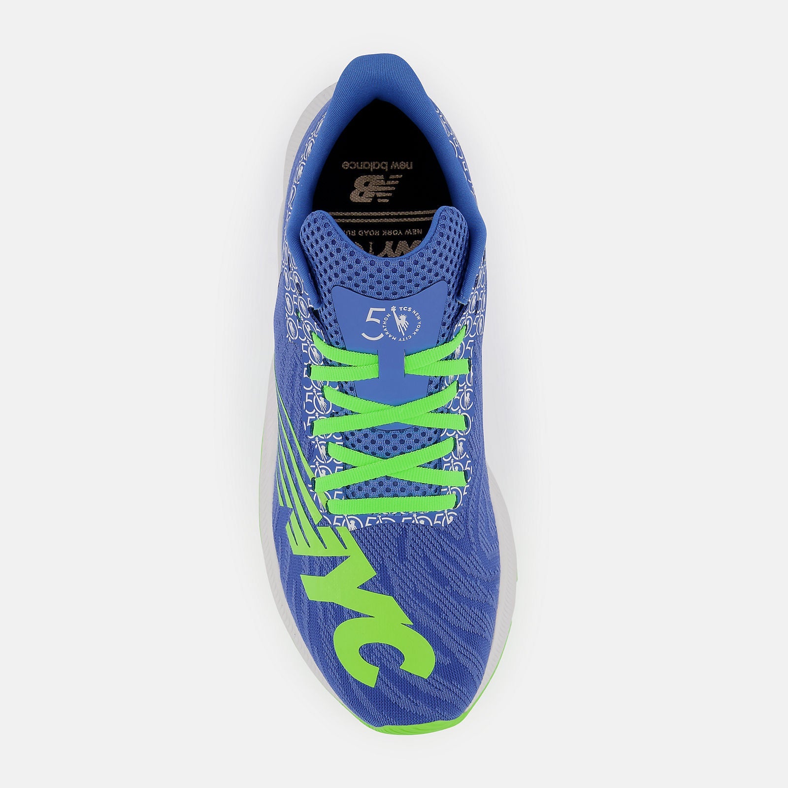 NYC Marathon FuelCell Prism | New Balance Shoes Faded Cobalt/Energy Lime - Men