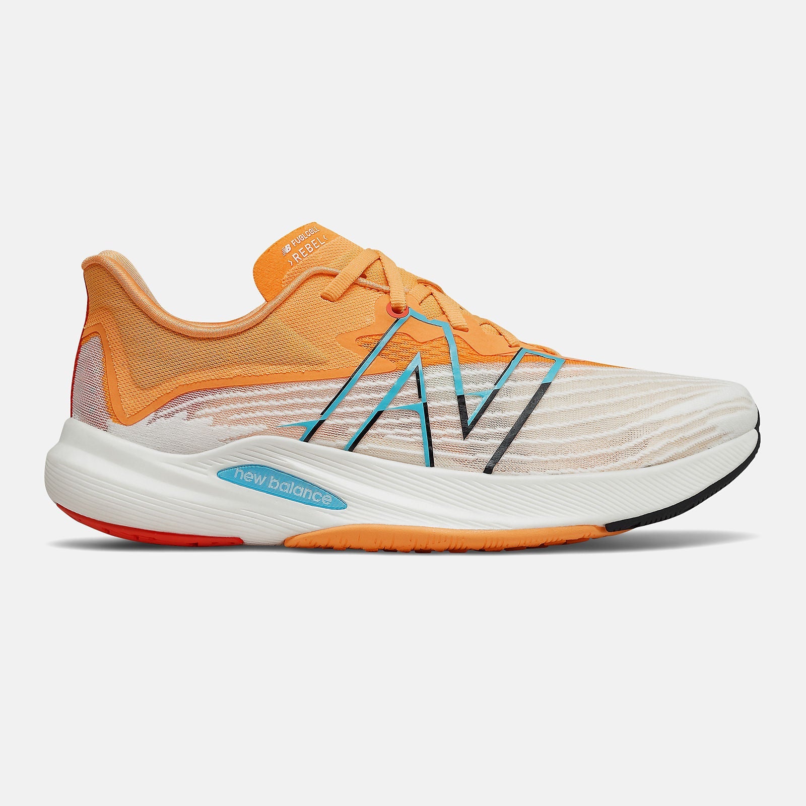 FuelCell Rebel v2 | New Balance Shoes White/Habanero - Men