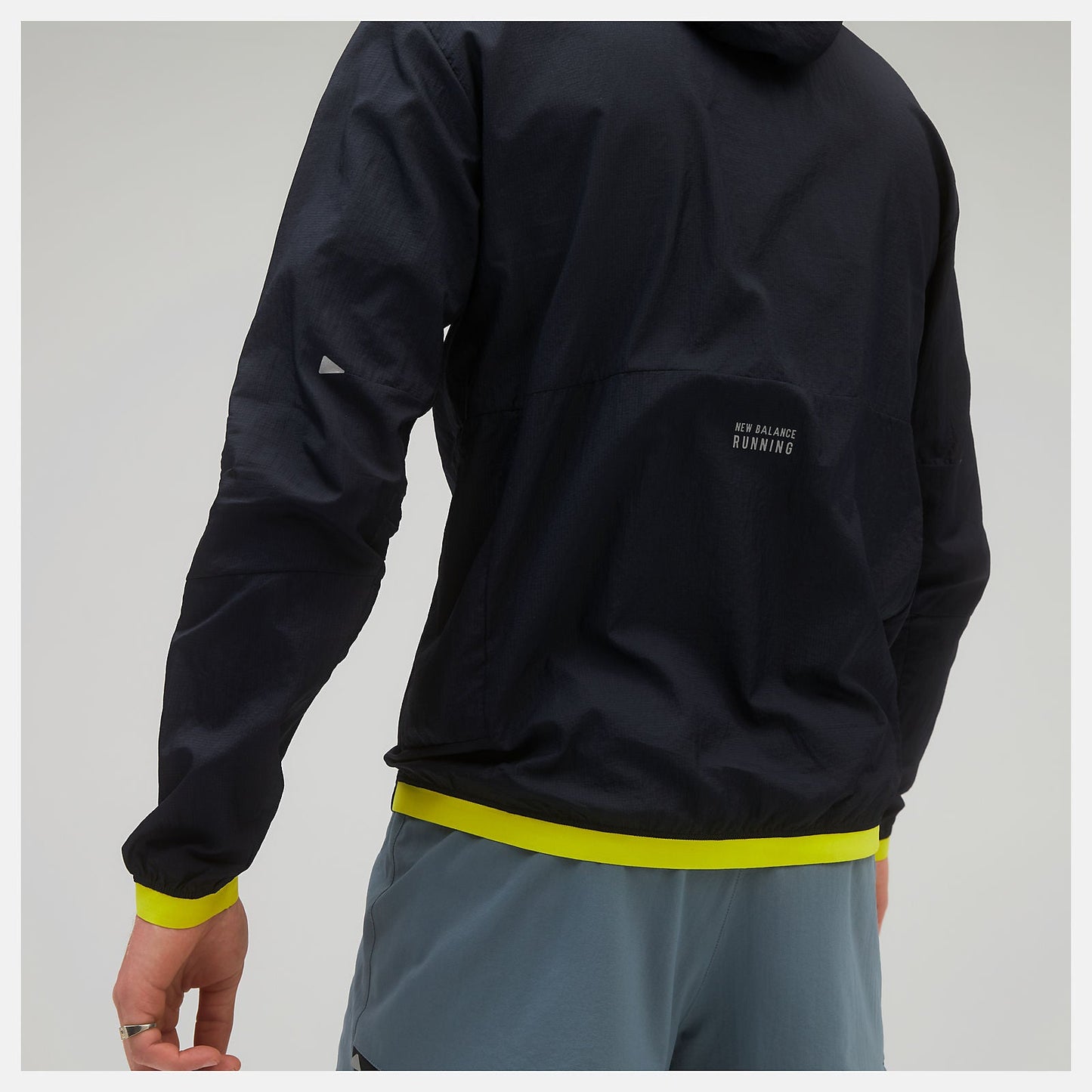 Printed Impact Run Light Pack Jacket | New Balance Clothing Sulpher Yellow - Men