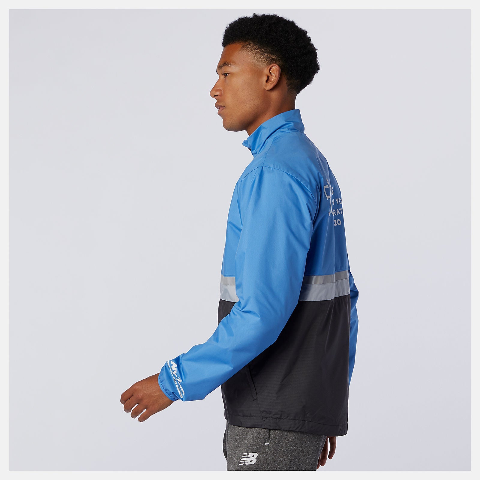 NYC Marathon Jacket | New Balance Clothing Faded Cobalt - Men