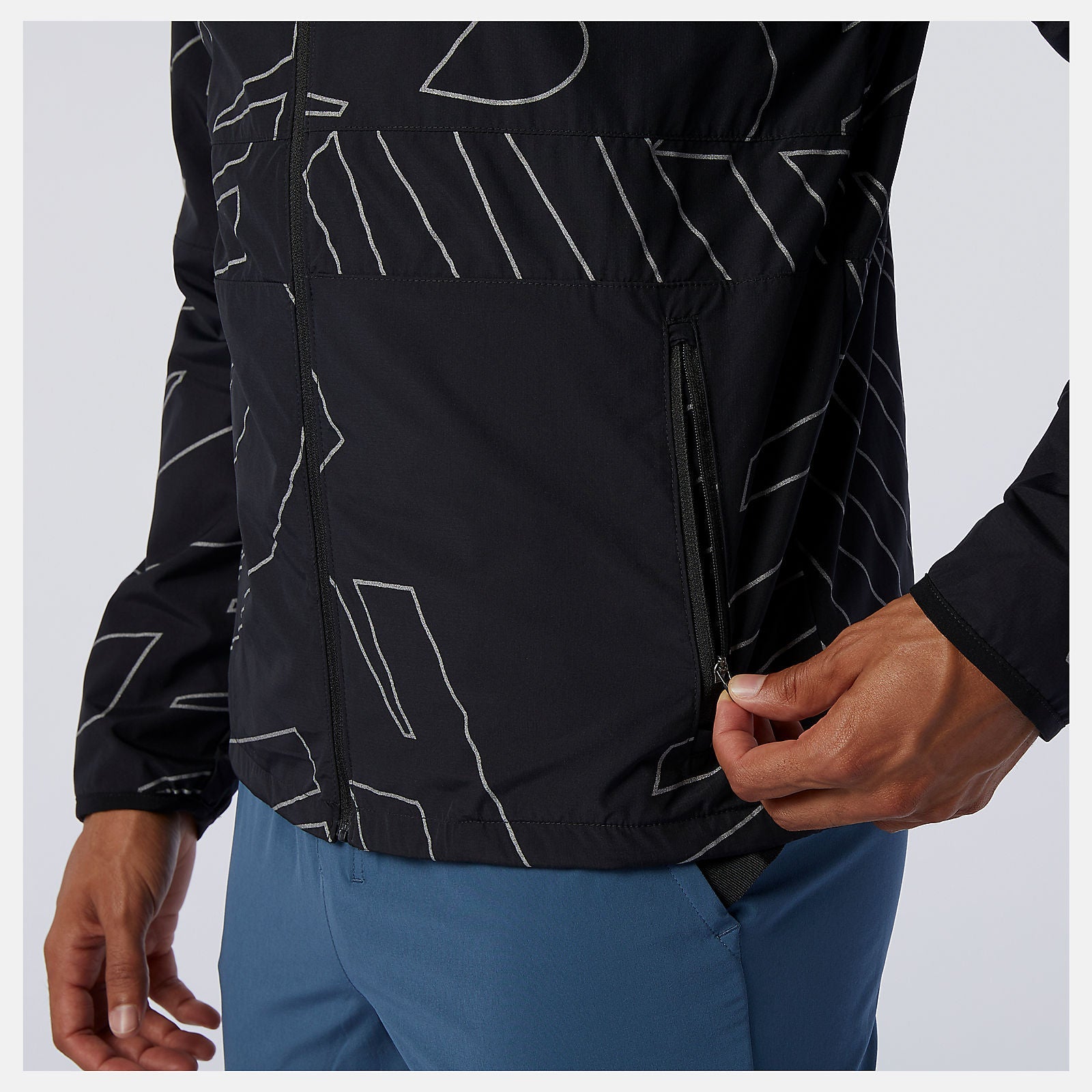 Reflective Accelerate Protect Jacket | New Balance Clothing Black - Men