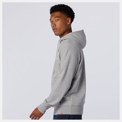 NB Essentials Stacked Full Zip Hoodie | New Balance Clothing Athletic Grey - Men