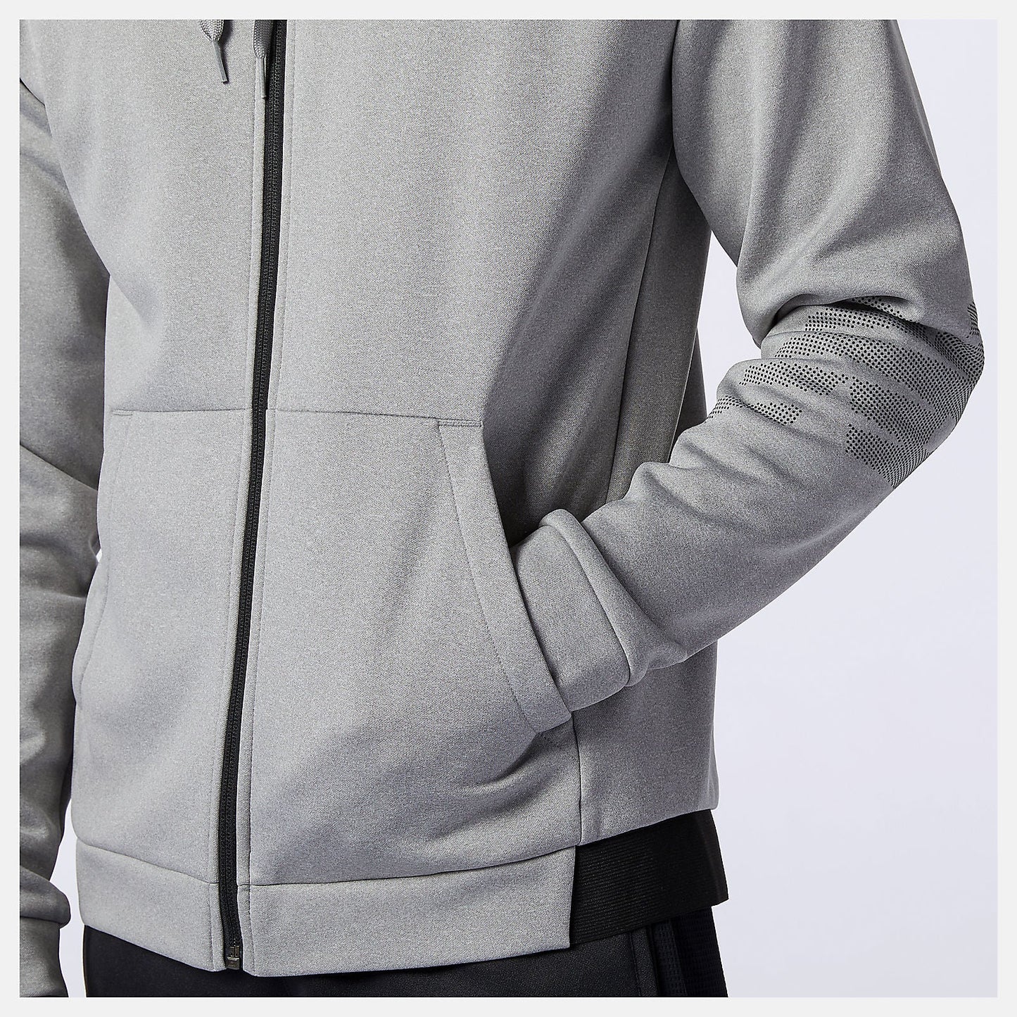 Tenacity Fleece Full Zip Hoodie | New Balance Clothing Athletic Grey - Men