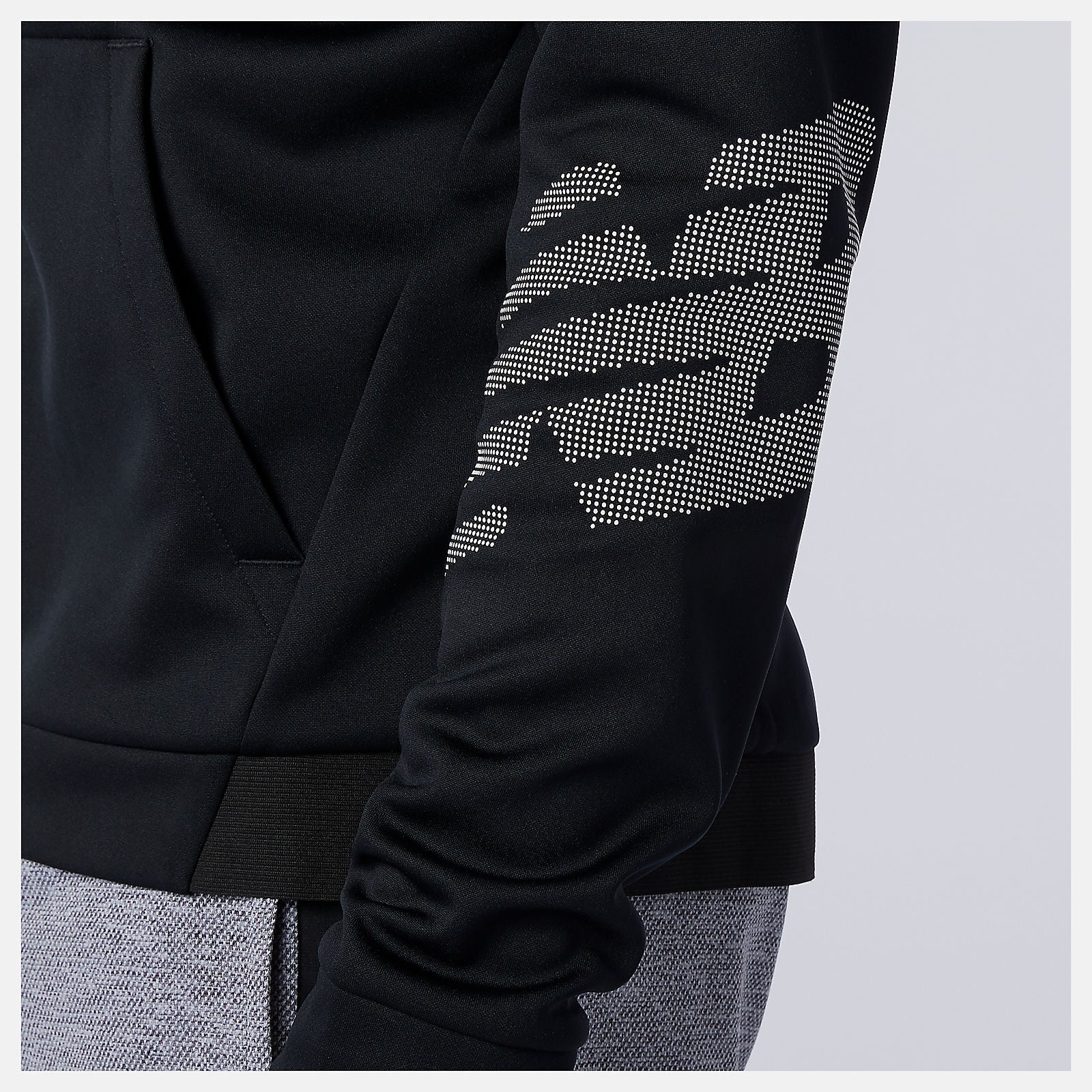 Tenacity Fleece Full Zip Hoodie | New Balance Clothing Black - Men