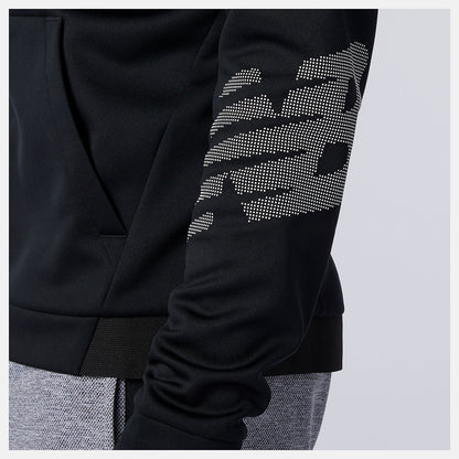 Tenacity Fleece Full Zip Hoodie | New Balance Clothing Black - Men