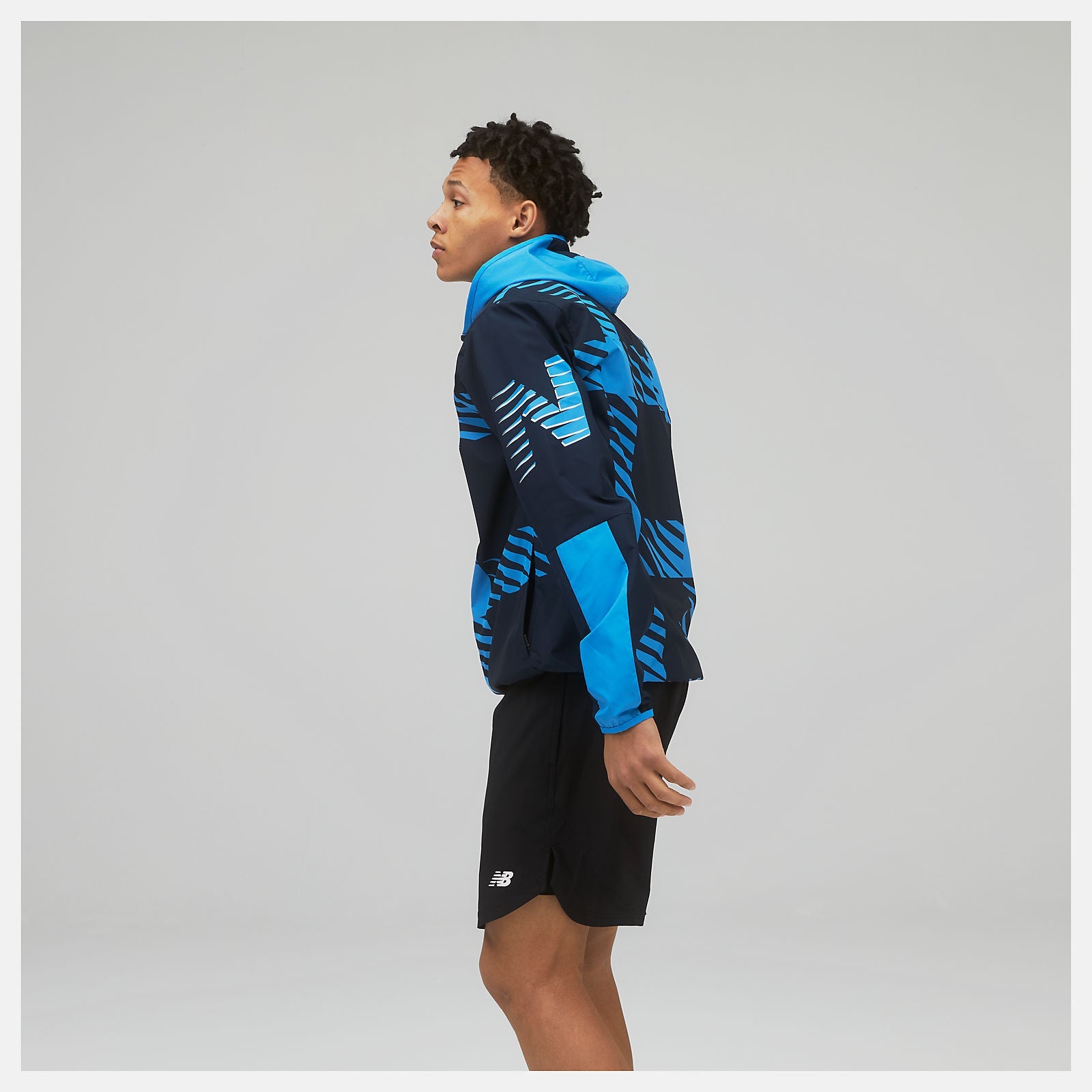 Printed Fast Flight Jacket | New Balance Clothing Helium - Men