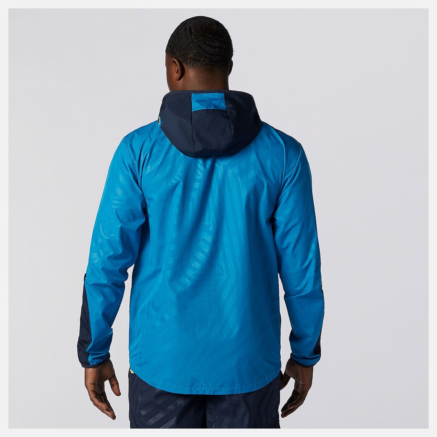 Printed Fast Flight Jacket | New Balance Clothing Wave Blue - Men