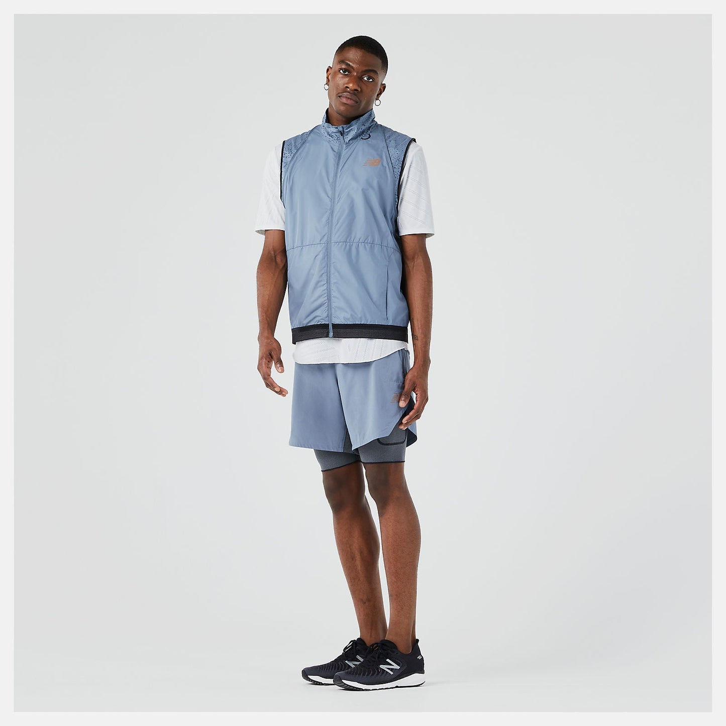 PMV Portable Jacket | New Balance Clothing Ocean Grey - Men