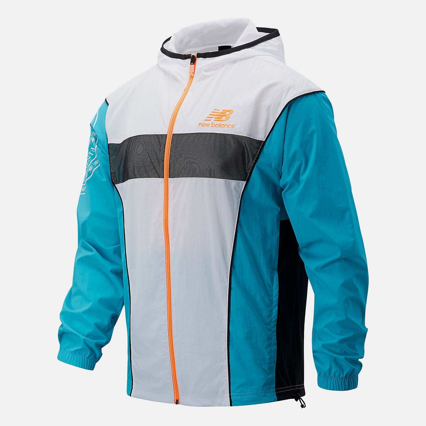 Boston NB Athletics Windbreaker | New Balance Clothing Virtual Sky - Men