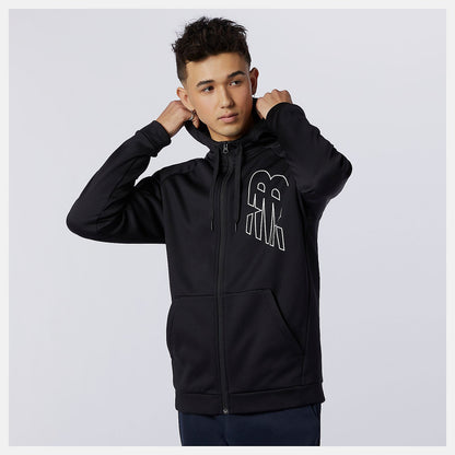 Tenacity Performance Fleece Full Zip | New Balance Clothing Black - Men