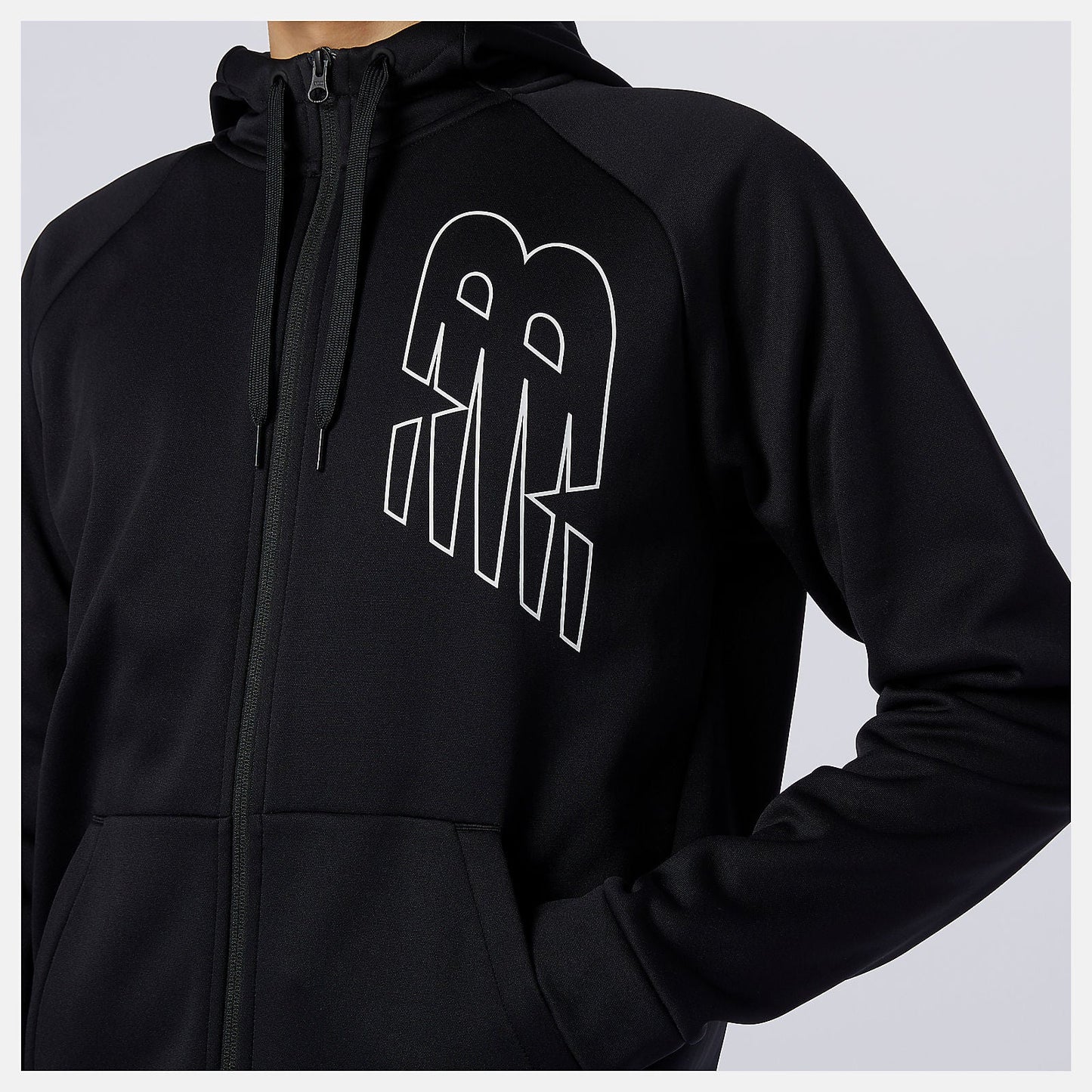 Tenacity Performance Fleece Full Zip | New Balance Clothing Black - Men